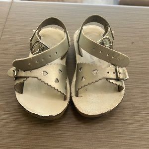Sun San silver girls sandals sz5